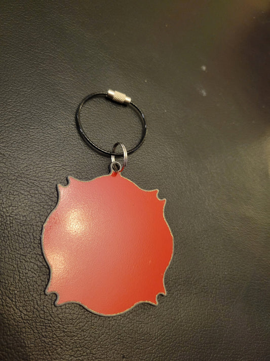 Hero tags Plain Red Maltese "RED Steel" Tag
