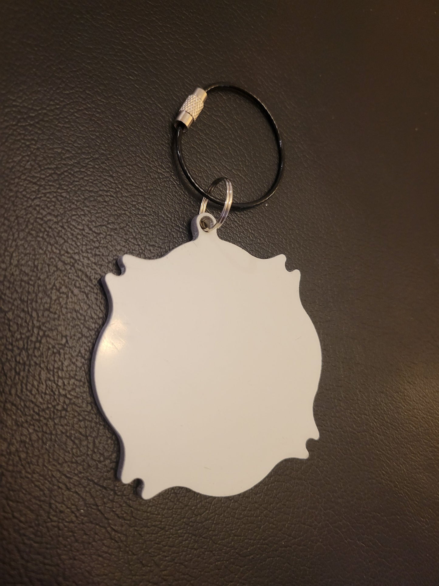 Herotags Plain White Maltese "White aluminum" Tag